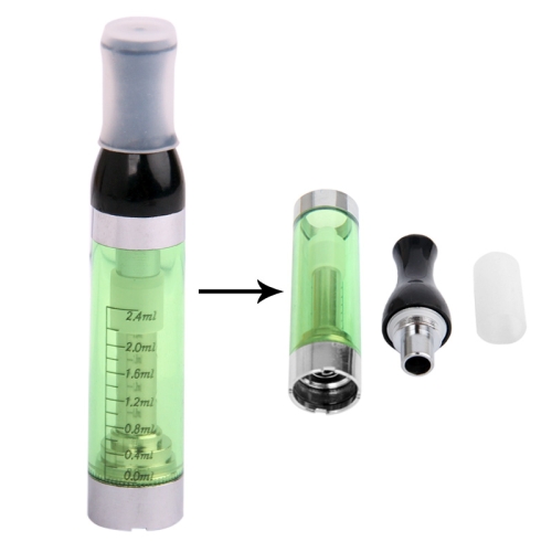 CE6 2.4ML Detachable E-Cigarette Atomizer (Green) - Click Image to Close